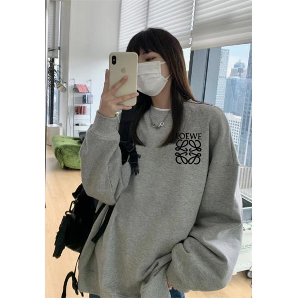 数量限定 LOEWE ロエベ コピー スウェット ワンポイント 2026新作コーデ