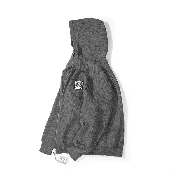 LOEWE ロエベ コピー 2026新作　プレミアム ニット フルジップ パーカー