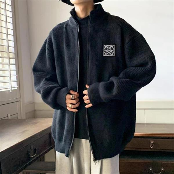 期間限定 ニット ジップアップ ジャケット 2026新作 LOEWE ロエベ コピー