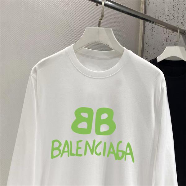 人気バレンシアガ ロングｔコピーBALENCIAGA  激安通販2026お洒落黒色ホワイト色