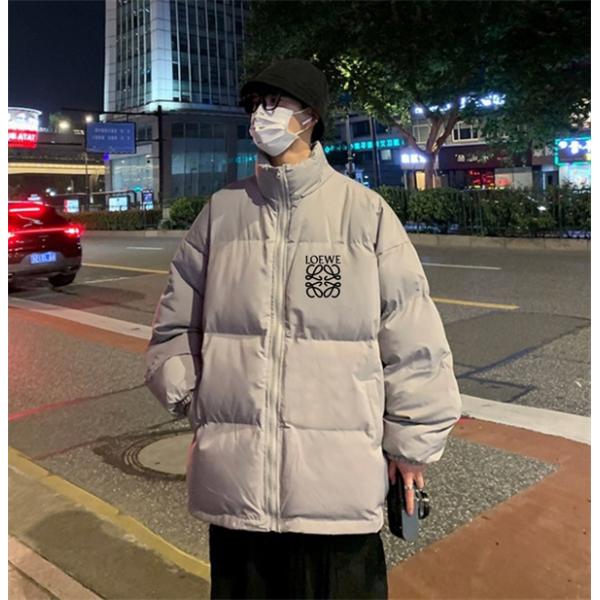 高級感溢れる LOEWE ロエベ コピー ダウンジャケット ブラック 保温性抜群 2026新作