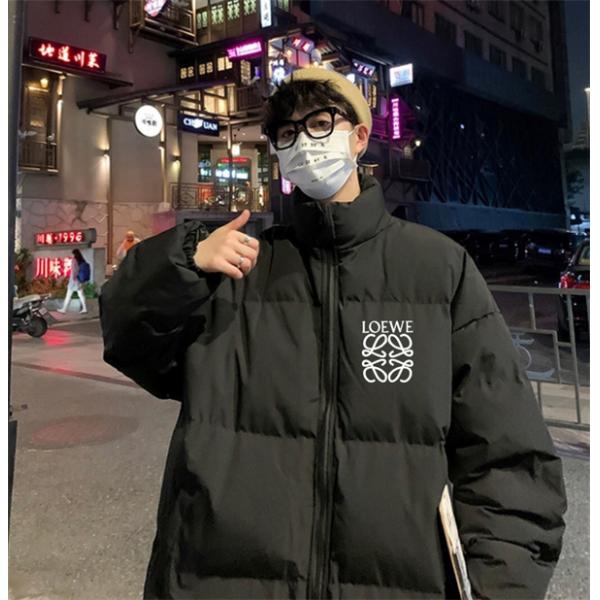 高級感溢れる LOEWE ロエベ コピー ダウンジャケット ブラック 保温性抜群 2026新作