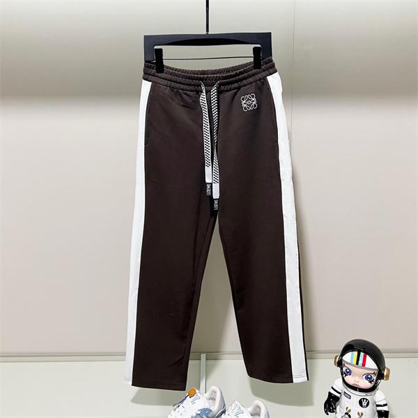 話題沸騰 イージーパンツ 配色切替 脚長効果 2026新作 LOEWE ロエベ コピー