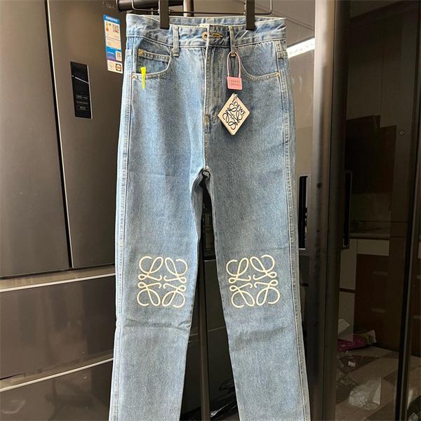 LOEWE ロエベ コピー レアデザイン デニム パンツ 高級感 2026新作