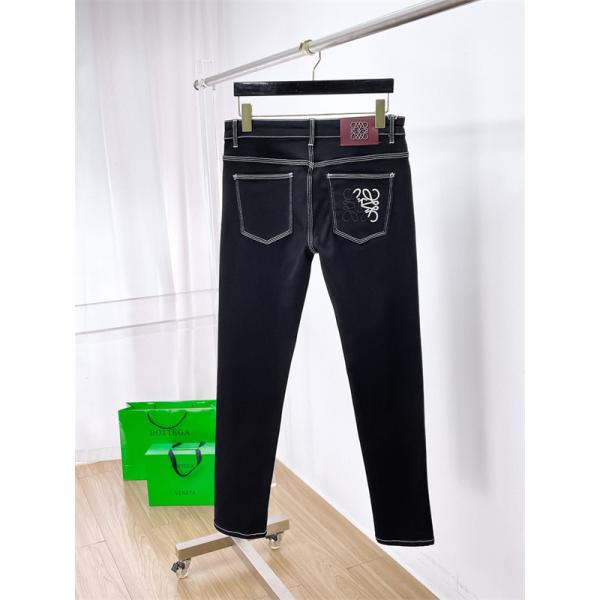 LOEWE ロエベ コピー 限定カラー インディゴ デニム パンツ 万能コーデ