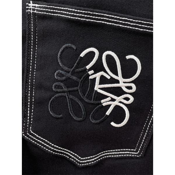 LOEWE ロエベ コピー 限定カラー インディゴ デニム パンツ 万能コーデ