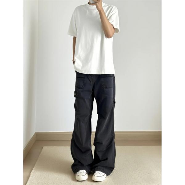STONE ISLAND ストーンアイランド コピー 新作注目 ウォッシュ カーゴパンツ ワイドライン
