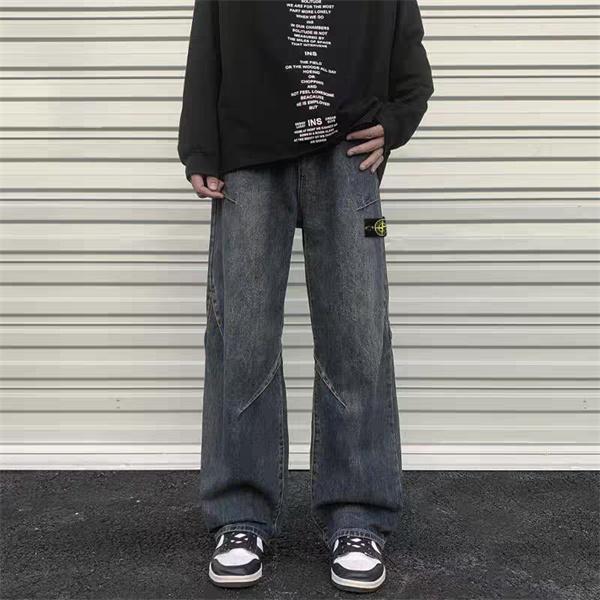 STONE ISLAND ストーンアイランド コピー 期間限定 デニム カーゴパンツ ワイドシルエット