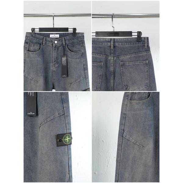 STONE ISLAND ストーンアイランド コピー 期間限定 デニム カーゴパンツ ワイドシルエット