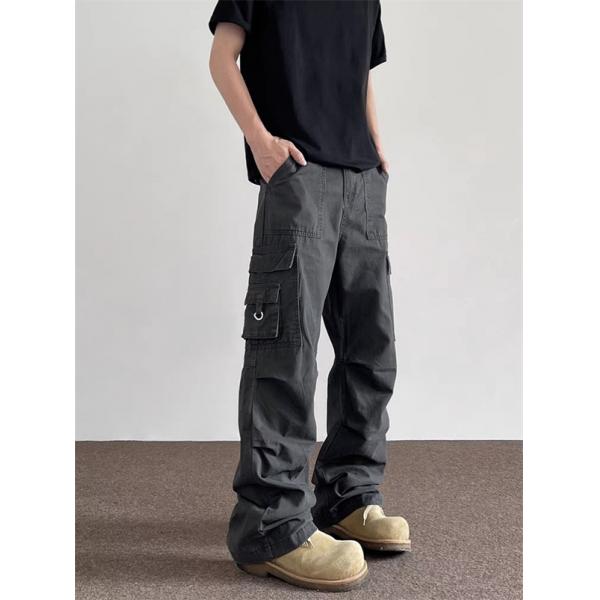 都会派 立体裁断 カーゴパンツ グレートーン 重厚 STONE ISLAND ストーンアイランド コピー