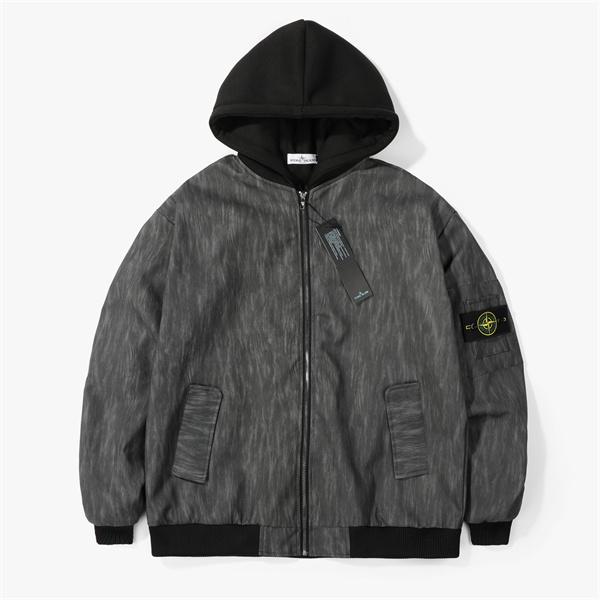 存在感抜群 ウォッシュ加工 ジップブルゾン ストリート STONE ISLAND ストーンアイランド コピー