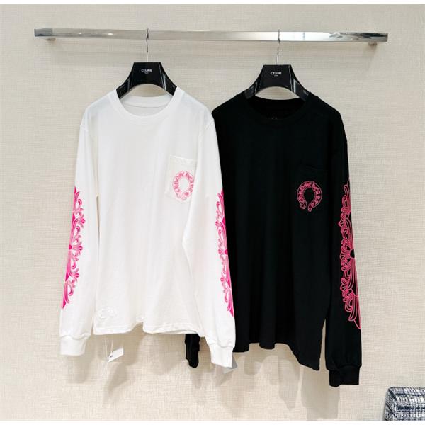 ★上品★blackpinkカラー人気クロムハーツ長袖ｔシャツコピー2026トレンドCHROME HEARTS 激安通販