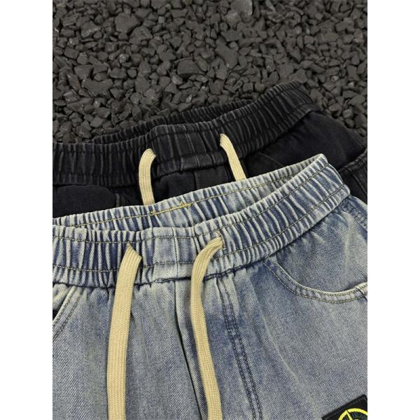 リラックス STONE ISLAND ストーンアイランド コピー デニム イージーパンツ ストレート 落ち感