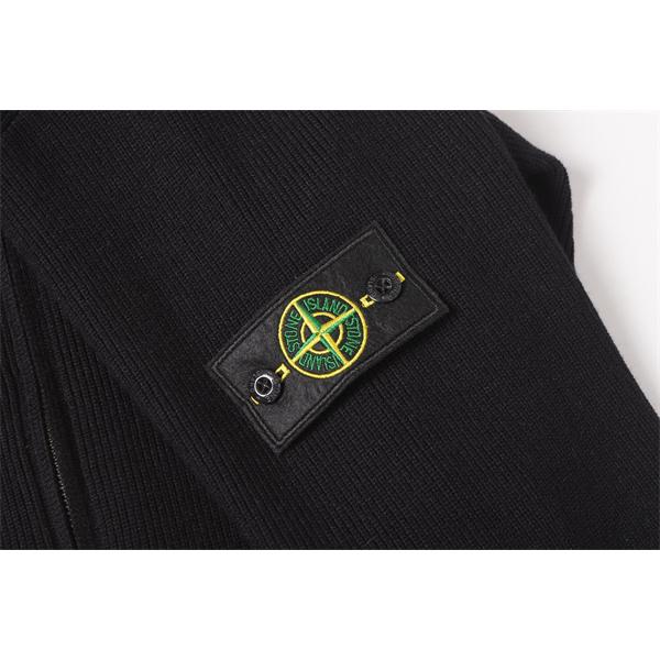 STONE ISLAND ストーンアイランド コピー 上品仕立て フルジップ ニットブルゾン ミニマル 