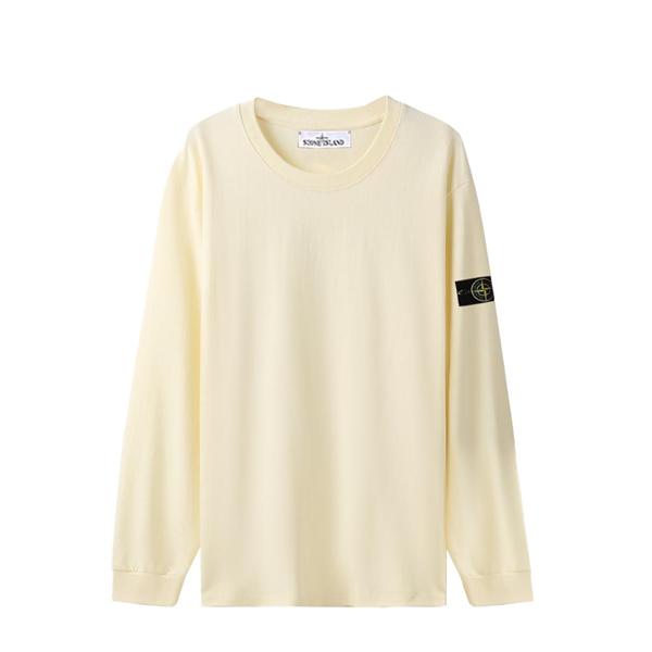 STONE ISLAND ストーンアイランド コピー 軽快着用 ロングスリーブ Tシャツ ソフトタッチ クリーン