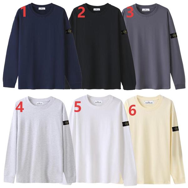 STONE ISLAND ストーンアイランド コピー 軽快着用 ロングスリーブ Tシャツ ソフトタッチ クリーン