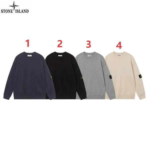 入手困難 2026新作 上質 STONE ISLAND ストーンアイランド コピー ニット ミニマル 落ち着き