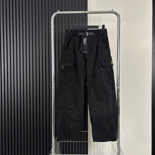 STONE ISLAND ストーンアイランド コピー 2026新作 ウォッシュ カーゴパンツ 実用ポケット
