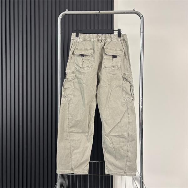 STONE ISLAND ストーンアイランド コピー 2026新作 ウォッシュ カーゴパンツ 実用ポケット