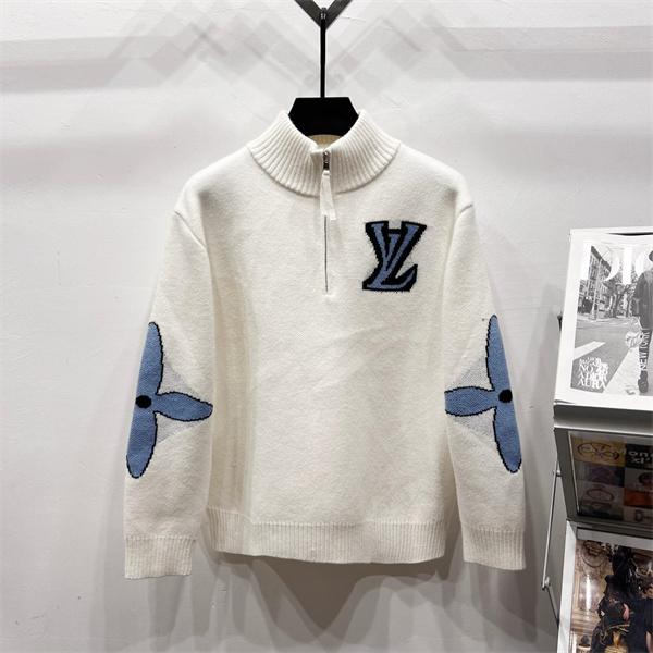 2026新作 高級感溢れる ニット 配色スリーブ 上質 LOUIS VUITTON ルイヴィトン コピー