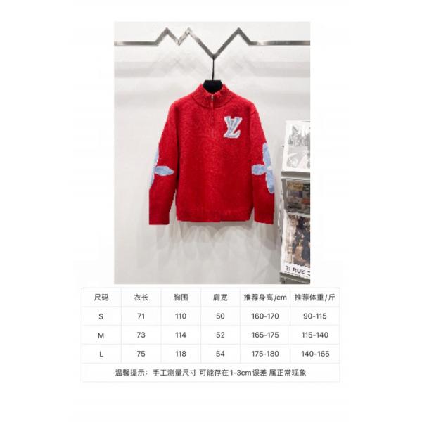 2026新作 高級感溢れる ニット 配色スリーブ 上質 LOUIS VUITTON ルイヴィトン コピー