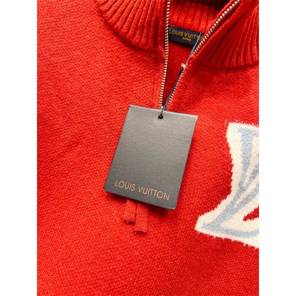 2026新作 高級感溢れる ニット 配色スリーブ 上質 LOUIS VUITTON ルイヴィトン コピー