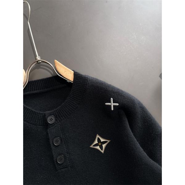 上質仕立て LOUIS VUITTON ルイヴィトン コピー ニット ワッペン装飾 着心地良好 2026新作