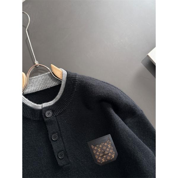 落ち着き LOUIS VUITTON ルイヴィトン コピー ニット 異素材アクセント 保温 2026新作