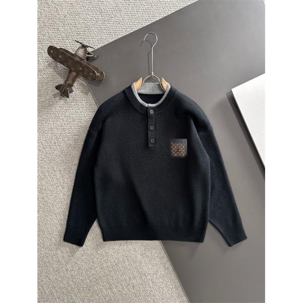 落ち着き LOUIS VUITTON ルイヴィトン コピー ニット 異素材アクセント 保温 2026新作