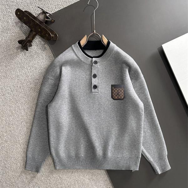 落ち着き LOUIS VUITTON ルイヴィトン コピー ニット 異素材アクセント 保温 2026新作