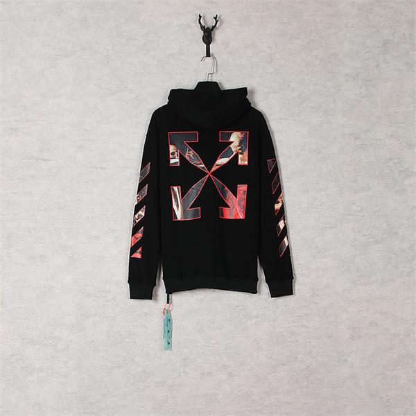 人気注目 Off-White オフホワイト コピー バックプリント フーディー 快適仕様