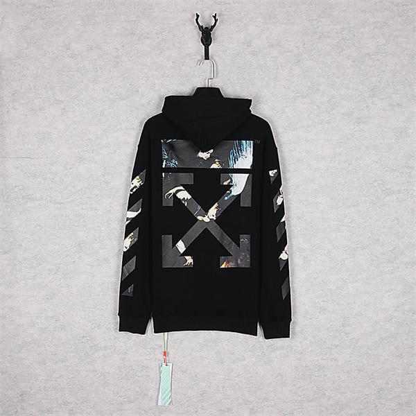 2026新作 Off-White オフホワイト コピー バックプリント パーカー 高級感 トレンドモデル