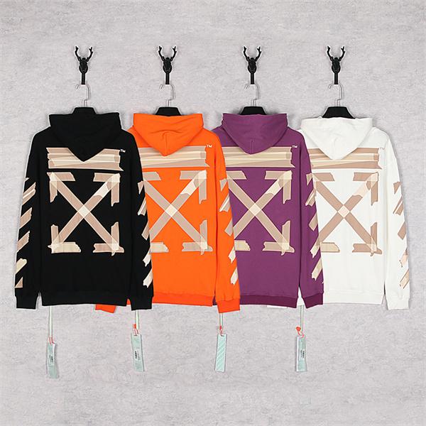 ビッグアロー ロゴ強調 パーカー ストリート定番 Off-White オフホワイト コピー 2026新作