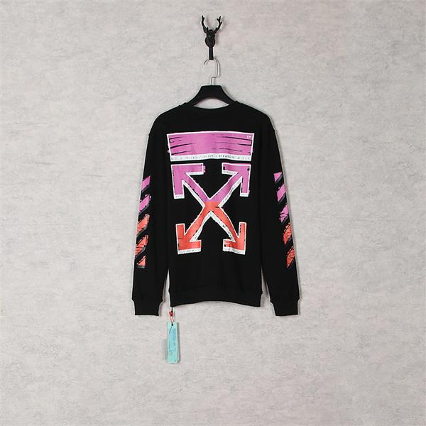 トレンド注目  バックプリント スウェット モード系 ストリート Off-White オフホワイト コピー