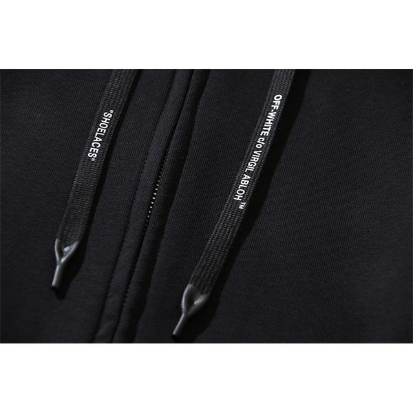 スポーティ映え Off-White オフホワイト コピー フルジップ パーカー 機能美 ストリート定番