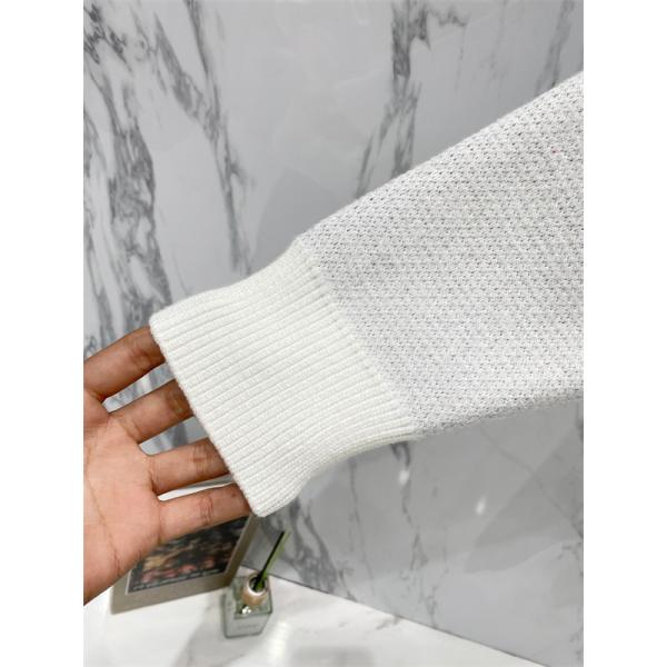 遊び心満点 ジャカード Off-White オフホワイト コピー ニット 上質素材 カジュアル 主役級 