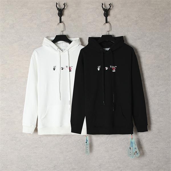 個性派注目 2026新作 Off-White オフホワイト コピー パーカー モードミックス プレミアム