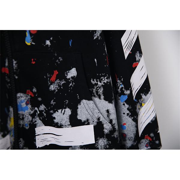 重厚感演出 2026新作 バックプリント Off-White オフホワイト コピー パーカー 人気