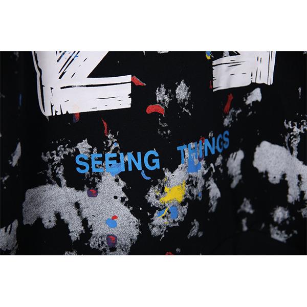 重厚感演出 2026新作 バックプリント Off-White オフホワイト コピー パーカー 人気