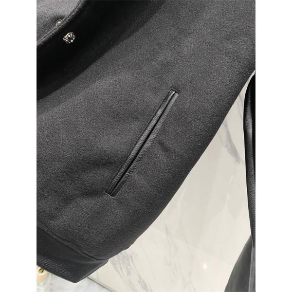 存在感抜群 刺繍 CHROME HEARTS クロムハーツ コピー スタジャン レザー切替 重厚 クラシック