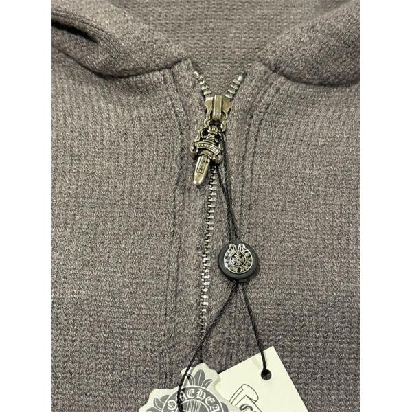希少デザイン CHROME HEARTS クロムハーツ コピー ニットジップパーカー フード付き 上品