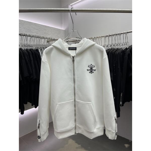 CHROME HEARTS クロムハーツ コピー 黒ミニマル 期間限定 ジップパーカー 上質 厚手 洗練