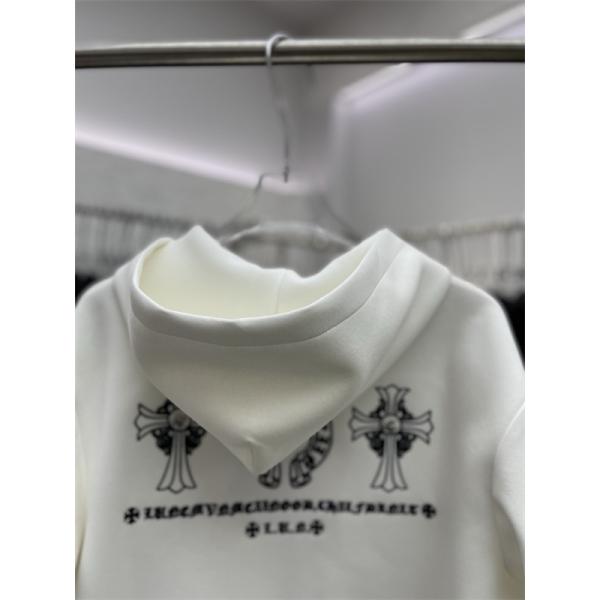 CHROME HEARTS クロムハーツ コピー 黒ミニマル 期間限定 ジップパーカー 上質 厚手 洗練