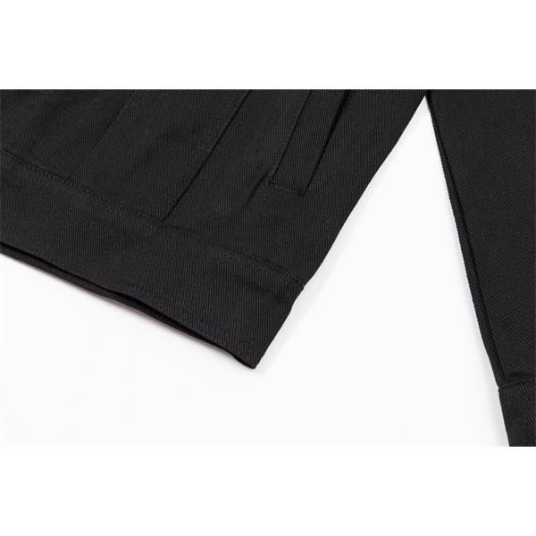 CHROME HEARTS クロムハーツ コピー ブラック クロススタッズ デニムジャケット シャープ 洗練