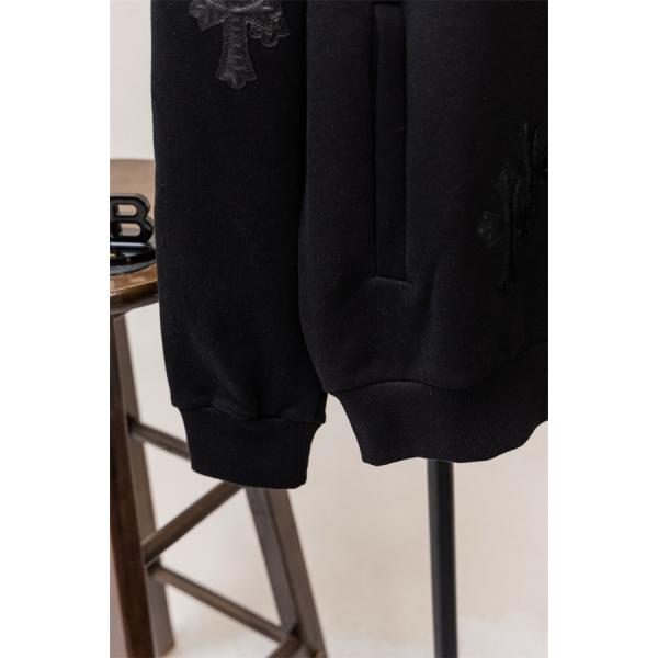 ブラック 2026新作コーデ ジップフーディー 低調 上品 CHROME HEARTS クロムハーツ コピー