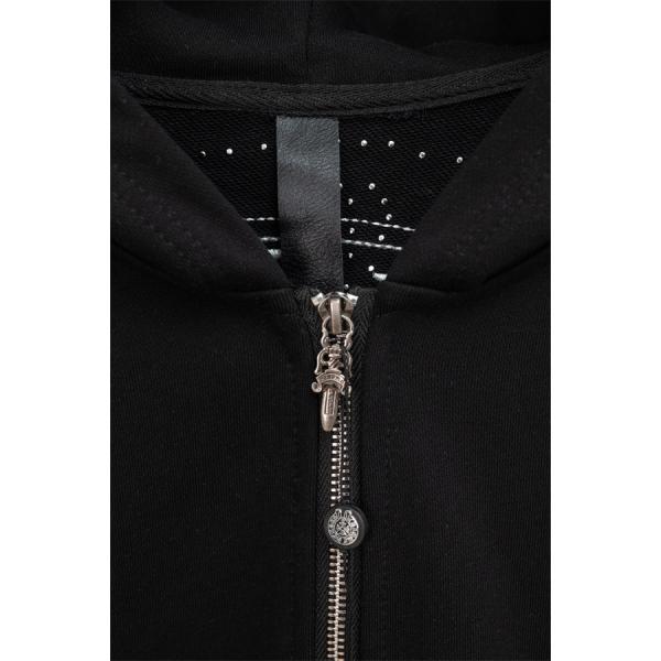 ホワイト オーナメントプリント CHROME HEARTS クロムハーツ コピー ジップパーカー 2026新作