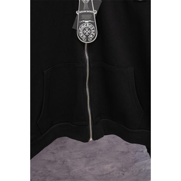 ホワイト オーナメントプリント CHROME HEARTS クロムハーツ コピー ジップパーカー 2026新作