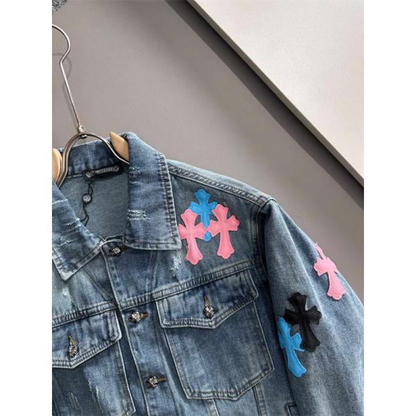 CHROME HEARTS クロムハーツ コピー ブルー 2026新作 デニムジャケット 遊び心 個性派 おすすめ
