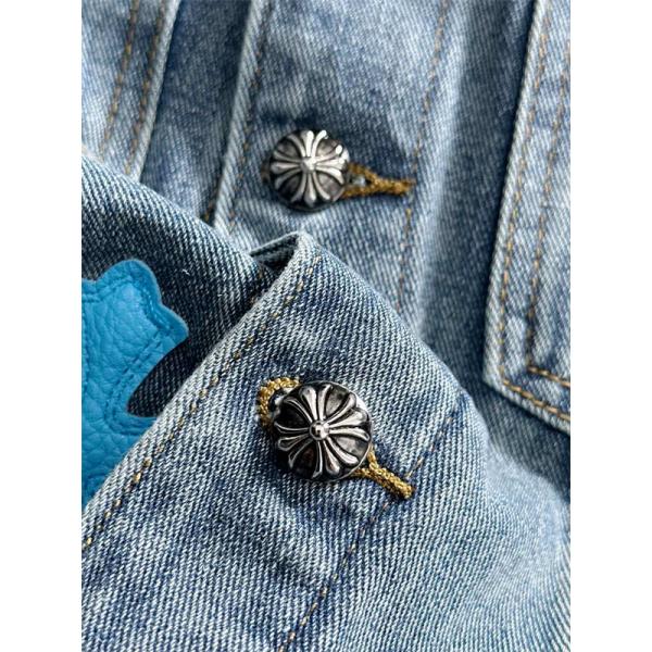 CHROME HEARTS クロムハーツ コピー ブルー 2026新作 デニムジャケット 遊び心 個性派 おすすめ
