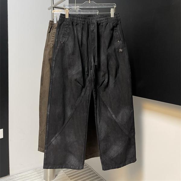  CHROME HEARTS クロムハーツ コピー ブラック 2026新作 ワイドパンツ 立体裁断 無骨 モード